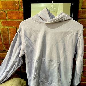 TNA Aritzia Airy AF fleece sweatshirt. Lilac